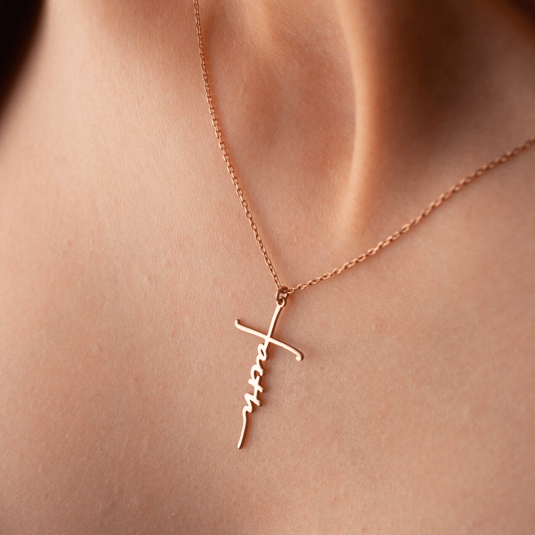 18K Gold Faith Necklace