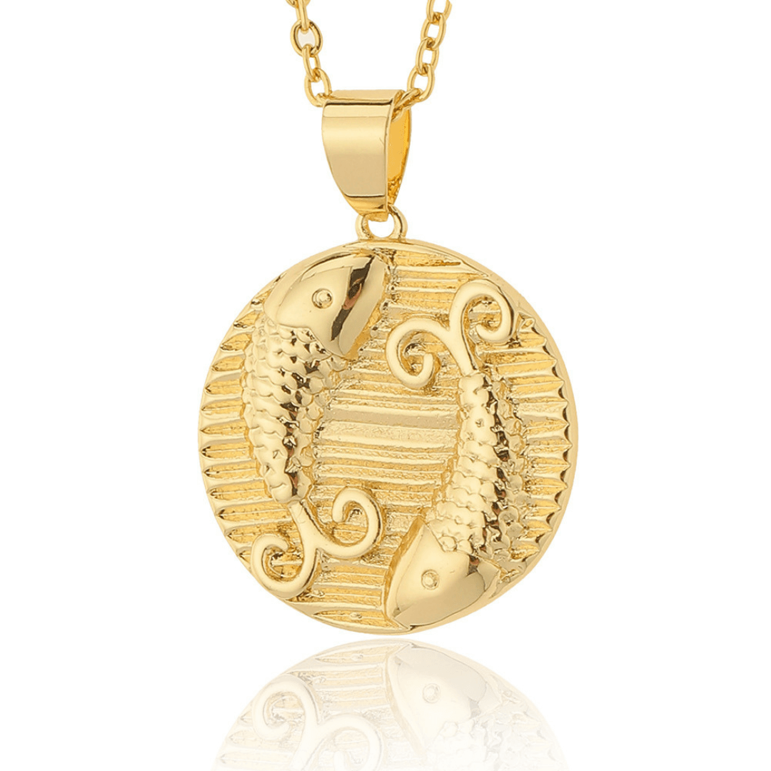 18K Gold Astrology Sign Necklaces